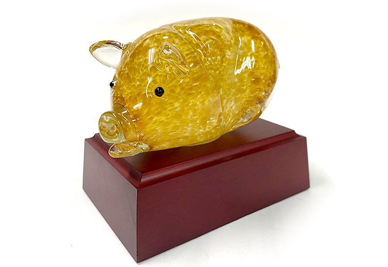 福氣神豬S(白.金茶)  福氣神豬S(白.金茶)