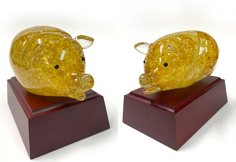 福氣神豬S(白.金茶)  福氣神豬S(白.金茶)
