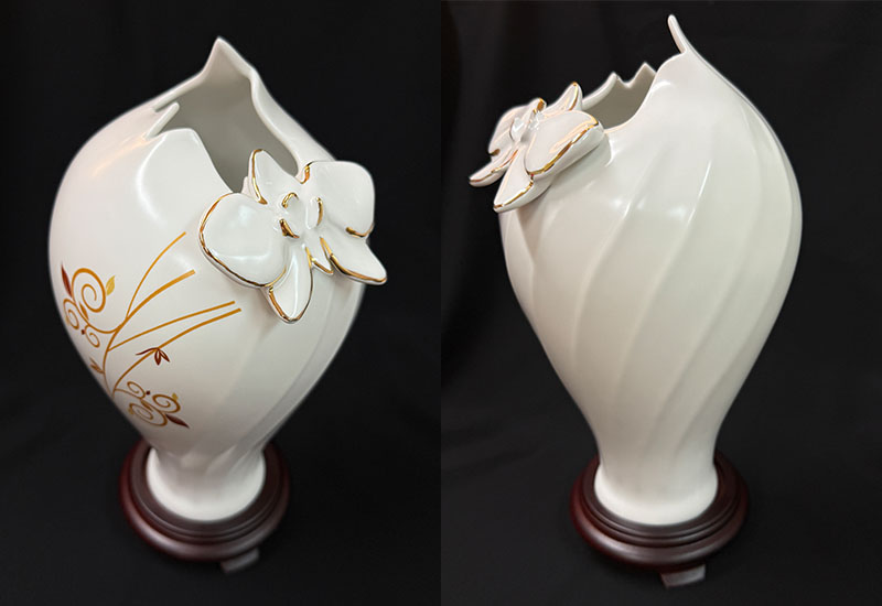 V48蘭花蝴蝶瓶(金色)  V48蘭花蝴蝶瓶(金色)