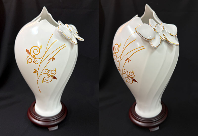 V48蘭花蝴蝶瓶(金色)  V48蘭花蝴蝶瓶(金色)