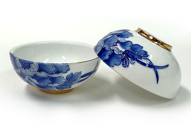 法華彩 花開富貴對杯組 法華彩 花開富貴對杯組