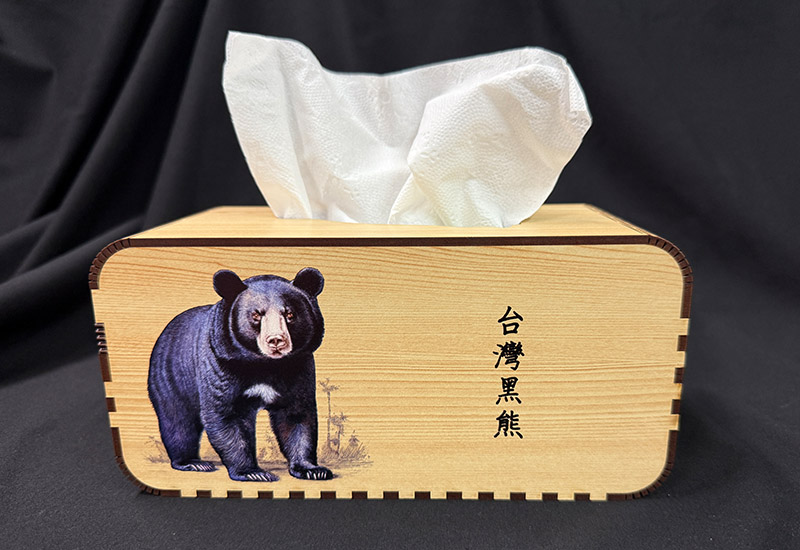 台灣黑熊面紙盒 台灣黑熊面紙盒