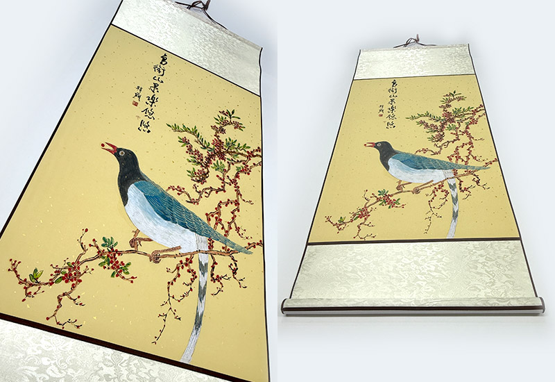 鳥銜山果樂悠悠 鳥銜山果樂悠悠
