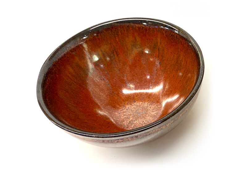 大立窯 金漆紅曜變天目杯 (大) 微笑台灣MIT認證