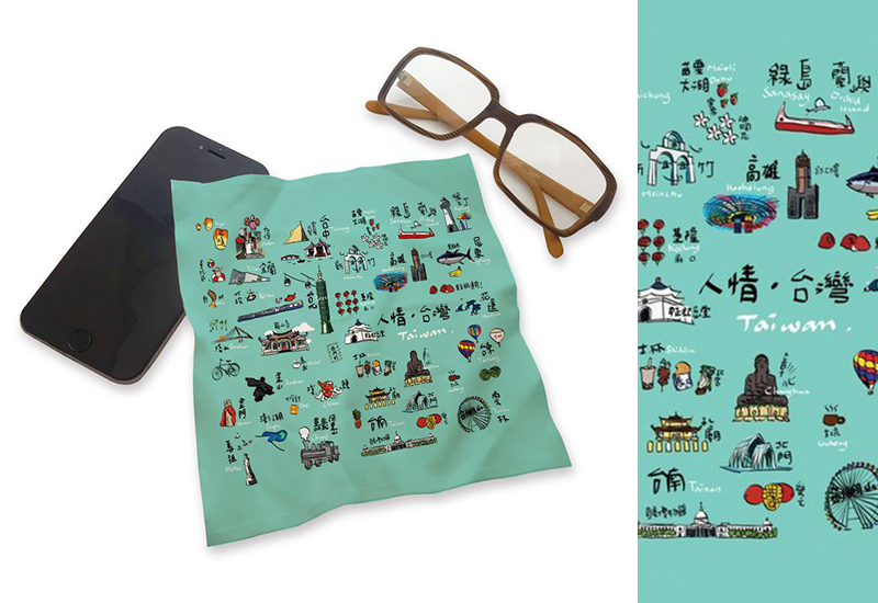 布漾 BYC眼鏡擦拭布印花布 人情台灣 布漾 BYC眼鏡擦拭布印花布 人情台灣