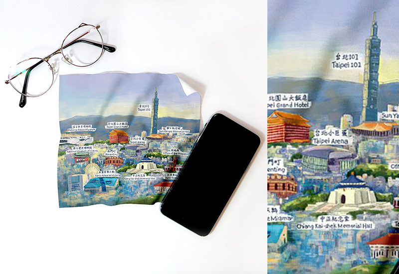 布漾 BYC印花萬用布 台北建築 擦拭布印花布 布漾 BYC印花萬用布 台北建築 擦拭布印花布