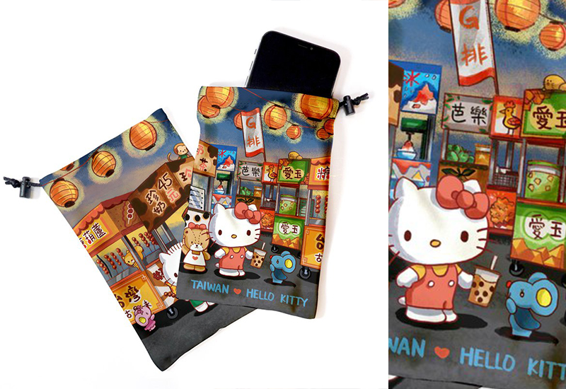 布漾 HelloKitty手機萬用袋-觀光夜市  布漾 HelloKitty手機萬用袋-觀光夜市