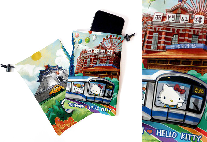 布漾 HelloKitty手機萬用袋-觀光台北  布漾 HelloKitty手機萬用袋-觀光台北