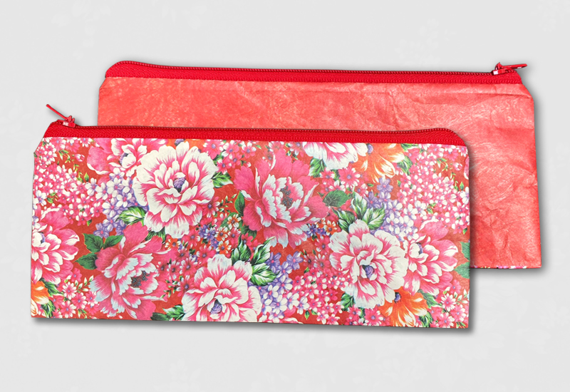 台灣花布衣服零錢包 鑰匙包