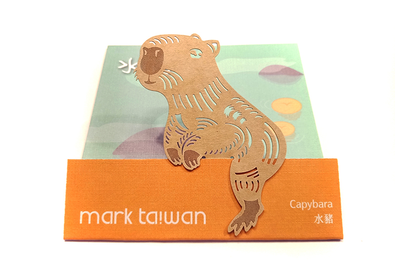 大視 麥麥動物園-水豚(紙書籤)  大視 麥麥動物園-水豚(紙書籤)