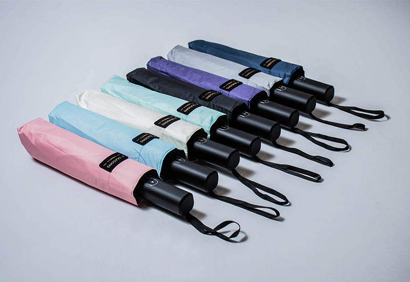 富雨 安全式中棒素面降溫自動折傘(多色)-HS06 富雨 安全式中棒素面降溫自動折傘(多色)-HS06