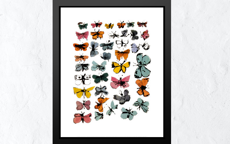 AndyWarhol安迪沃荷 進口複製版畫-蝴蝶 AndyWarhol安迪沃荷 進口複製版畫-蝴蝶