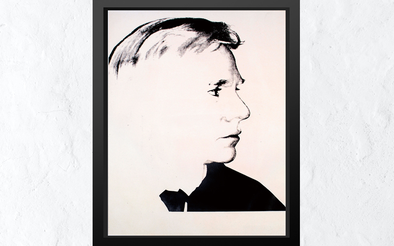 AndyWarhol安迪沃荷 進口複製版畫-大畫框(自畫像) AndyWarhol安迪沃荷 進口複製版畫-大畫框(自畫像)