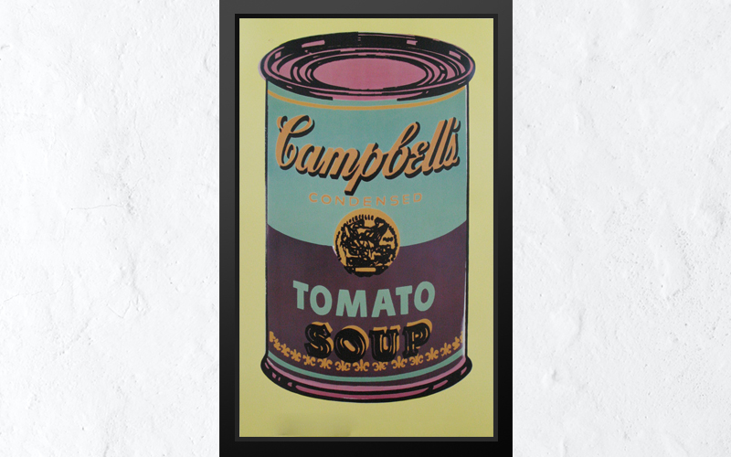 AndyWarhol安迪沃荷 進口複製版畫-康寶(綠紫) AndyWarhol安迪沃荷 進口複製版畫-康寶(綠紫)