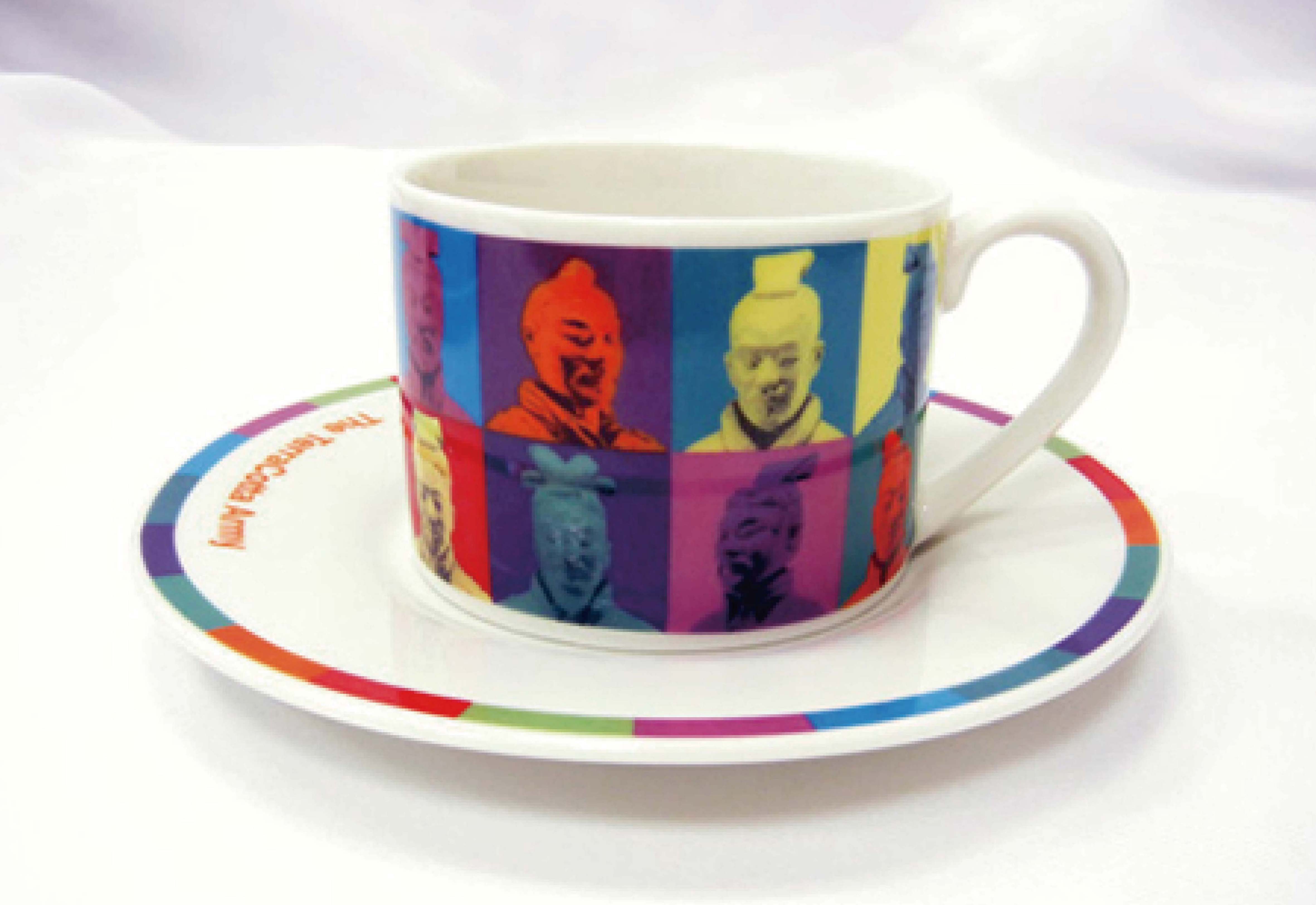 兵馬俑 普普風咖啡杯 兵馬俑 普普風咖啡杯