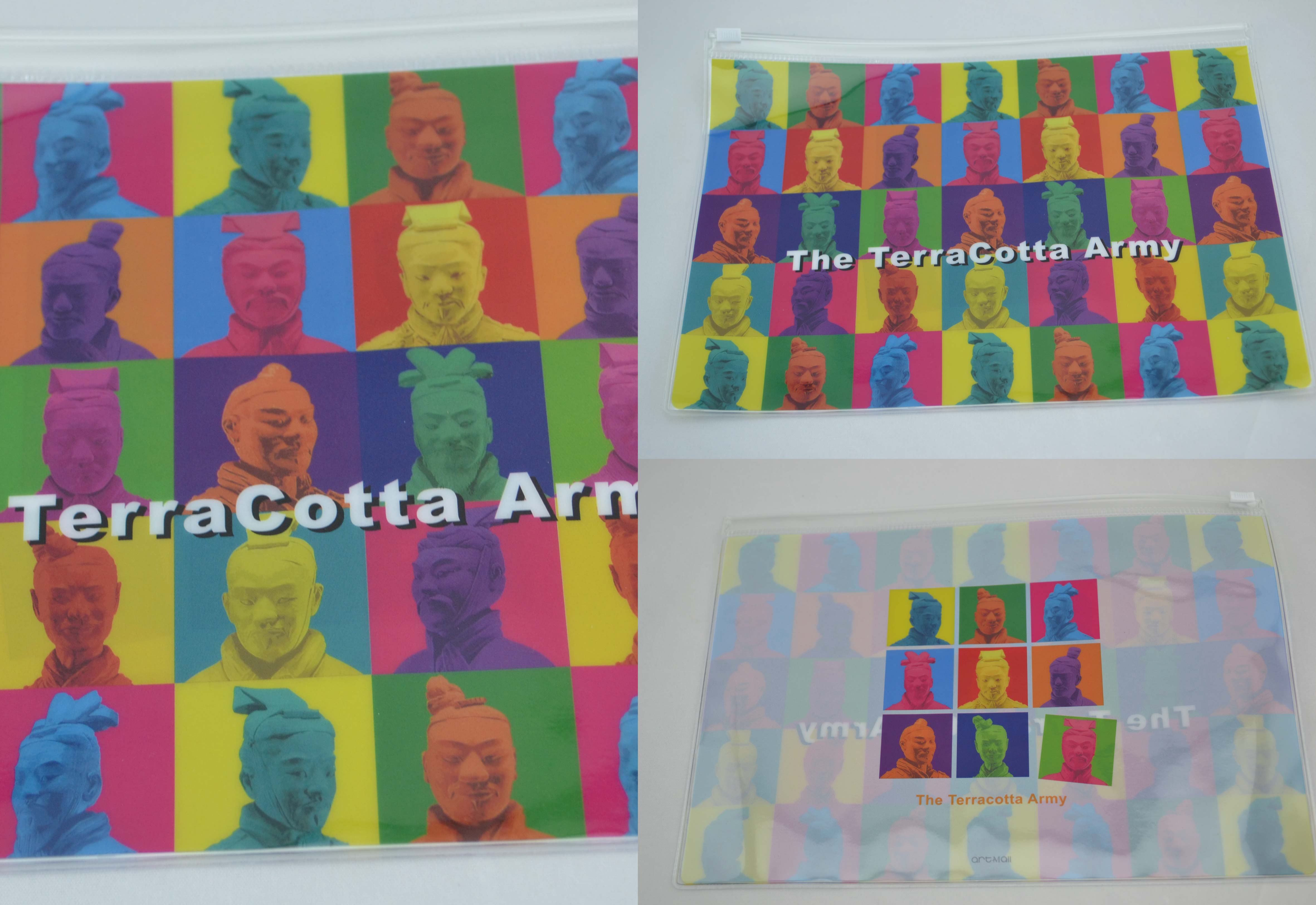 兵馬俑 普普風夾鏈袋 兵馬俑 普普風夾鏈袋