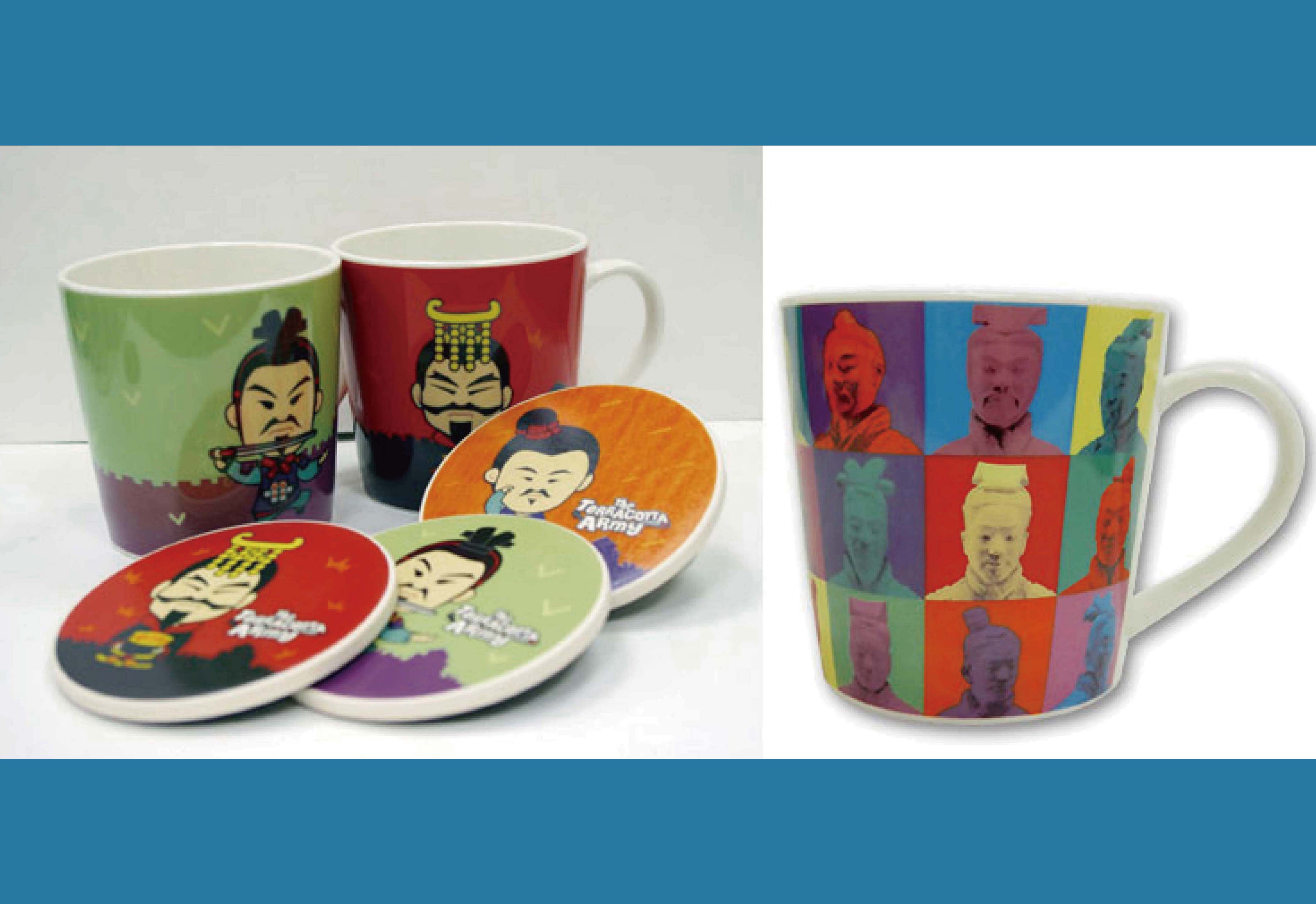 兵馬俑 普普風馬克杯 兵馬俑 普普風馬克杯