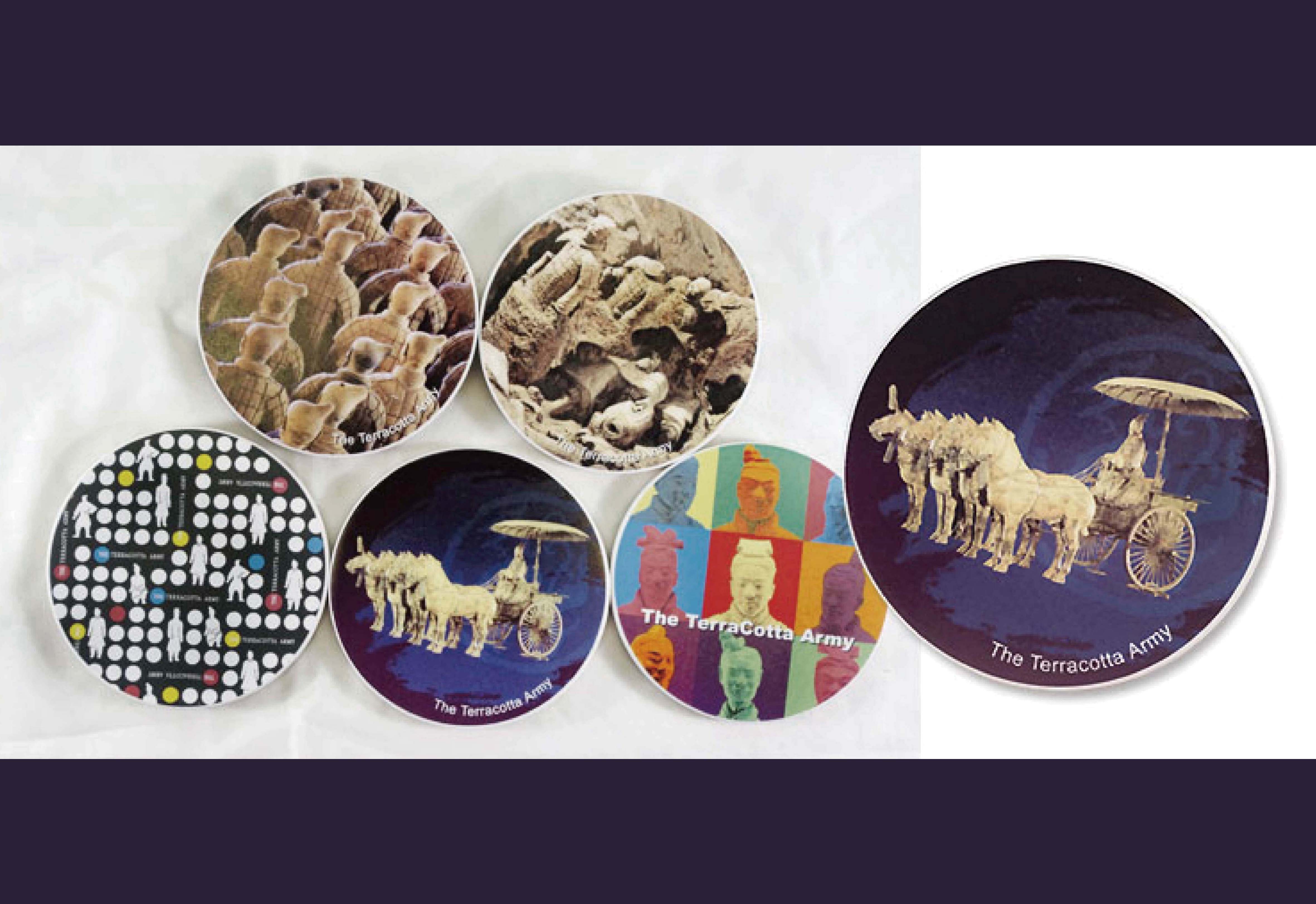 兵馬俑 銅車馬吸水杯墊 兵馬俑 銅車馬吸水杯墊