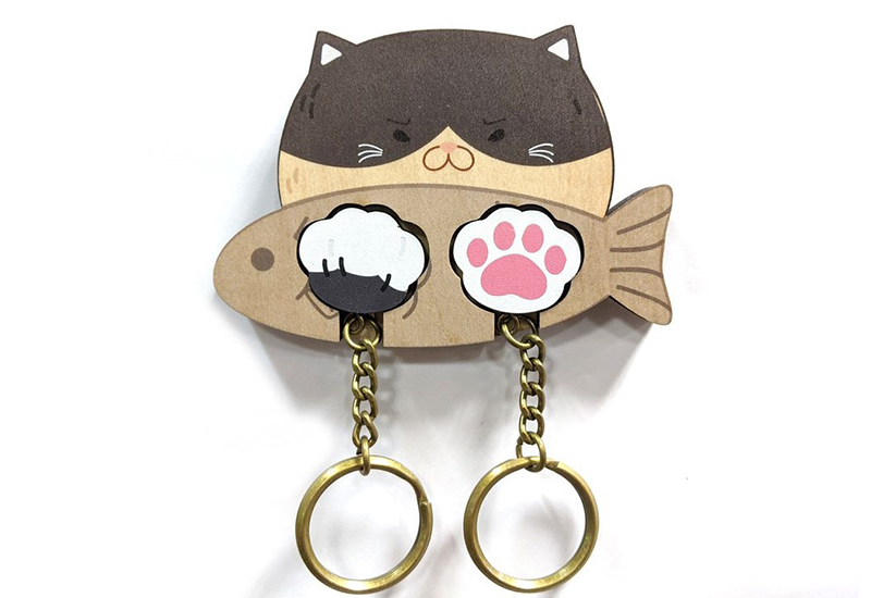 甘丹 Key House肉球貓貓(賓士貓) 鎖圈鑰匙圈收納 甘丹 Key House肉球貓貓(賓士貓) 鎖圈鑰匙圈收納