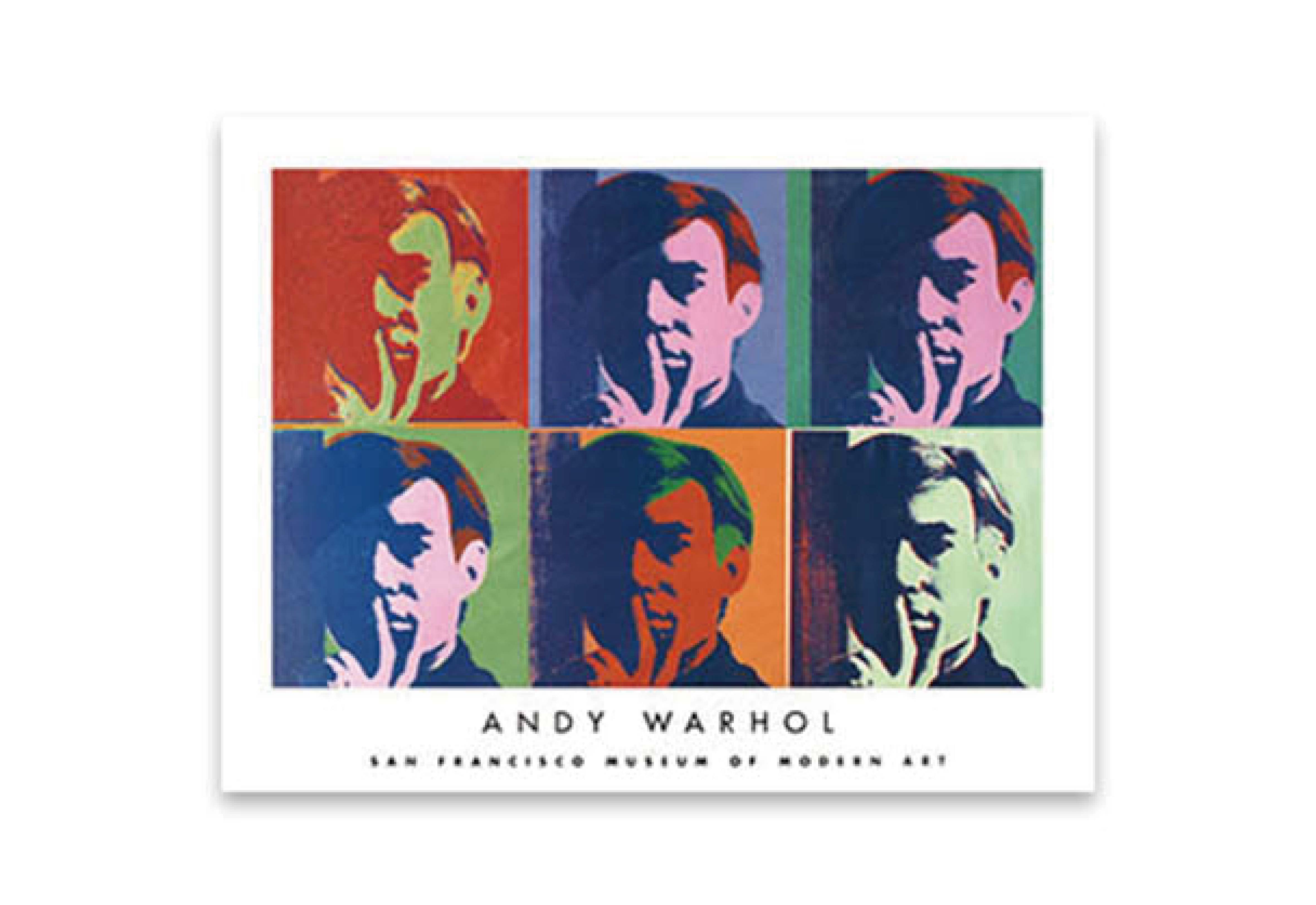 AndyWarhol安迪沃荷 進口大海報-自畫像 AndyWarhol安迪沃荷 進口大海報-自畫像