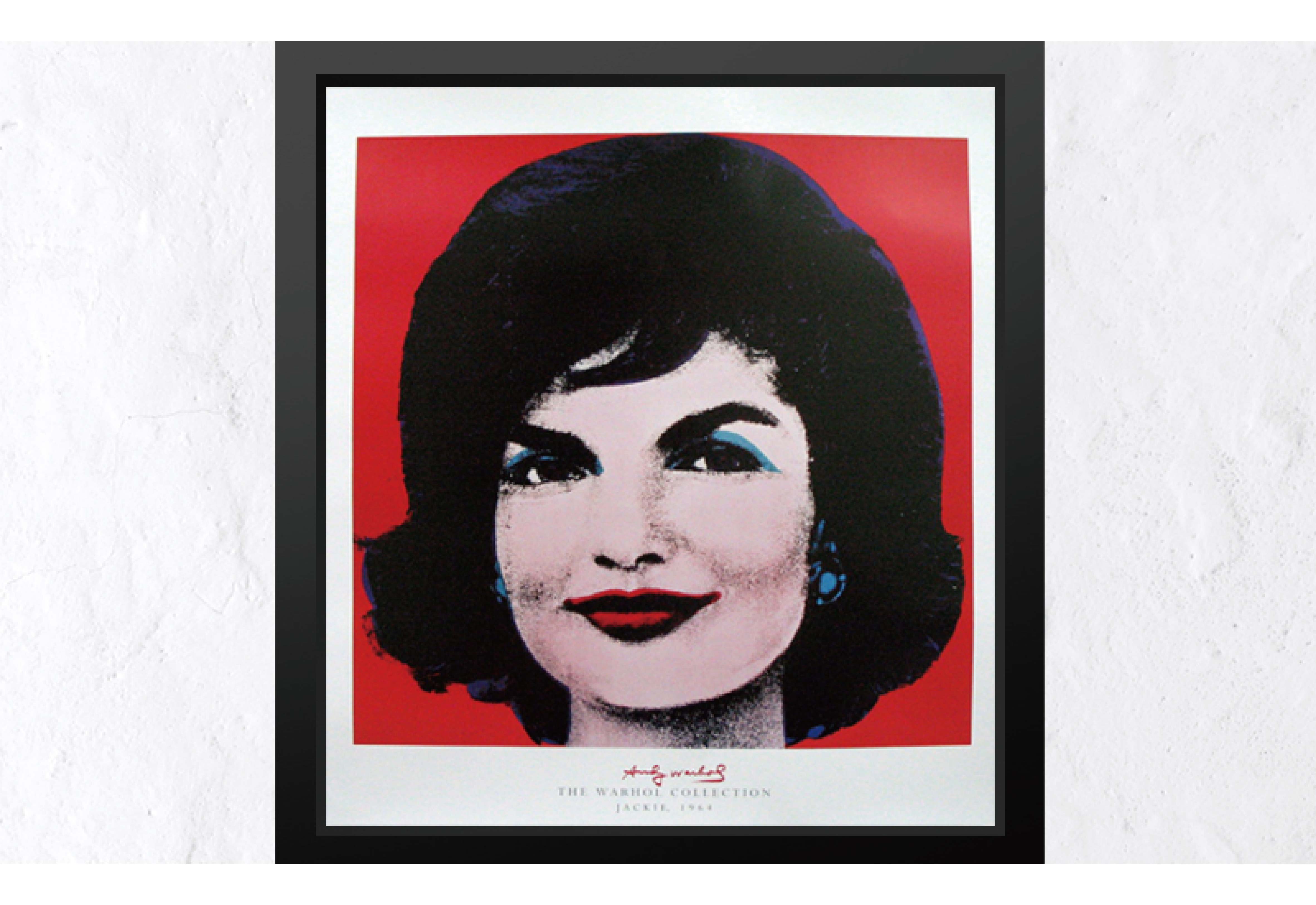 AndyWarhol安迪沃荷 進口複製版畫-賈姬 AndyWarhol安迪沃荷 進口複製版畫-賈姬