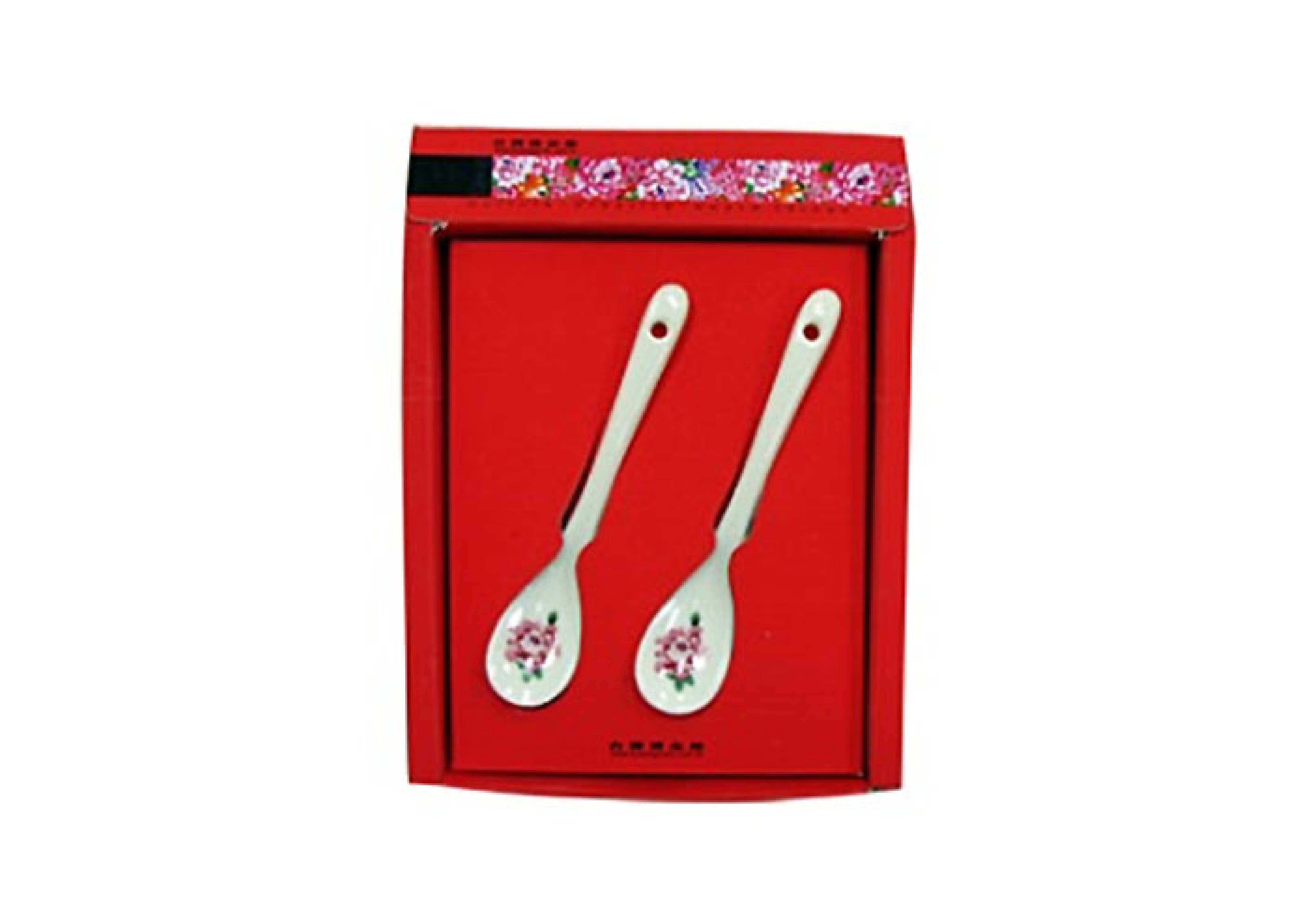 台灣花布 咖啡匙2入組 台灣花布 咖啡匙2入組
