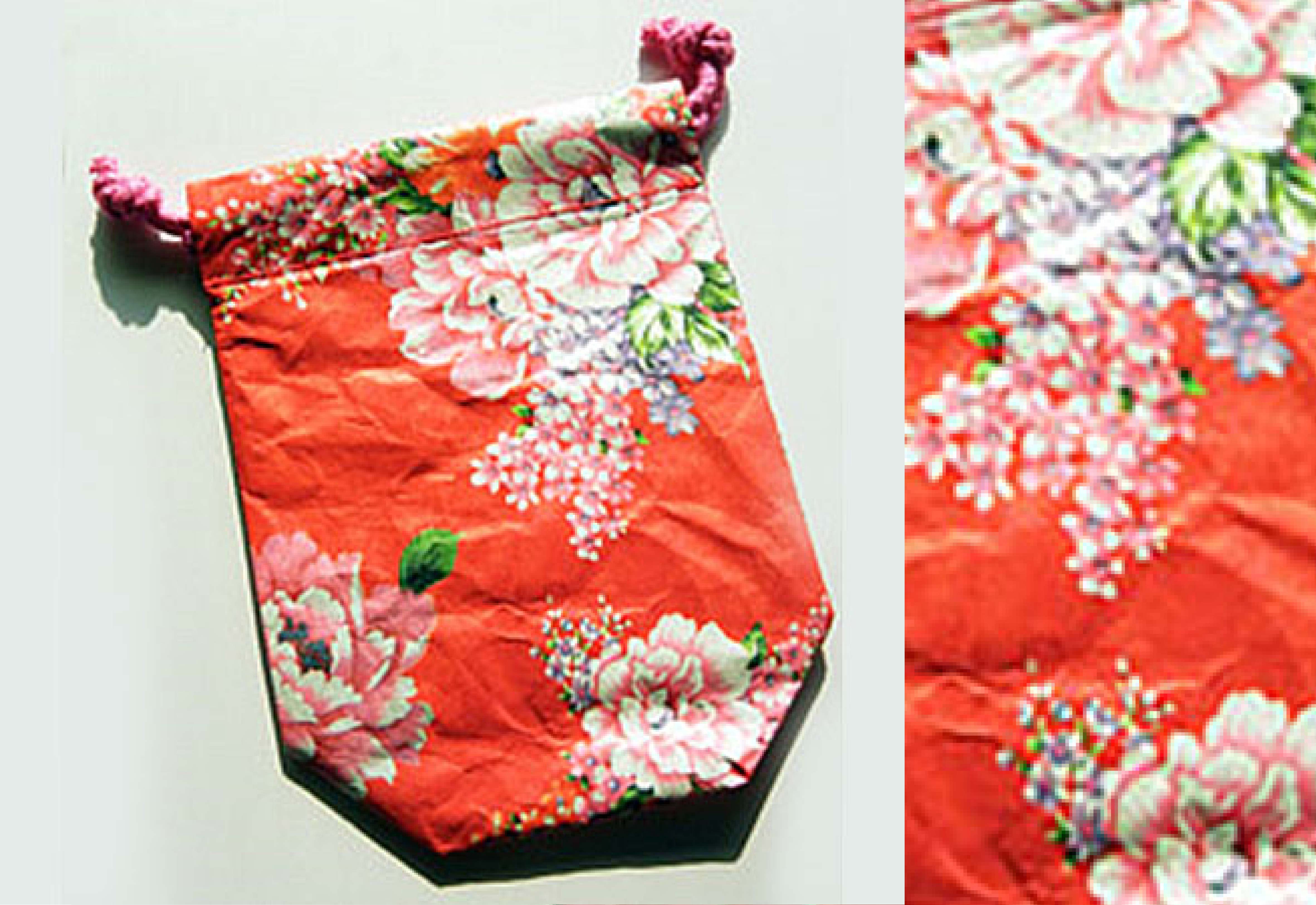 台灣花布衣服零錢包 鑰匙包