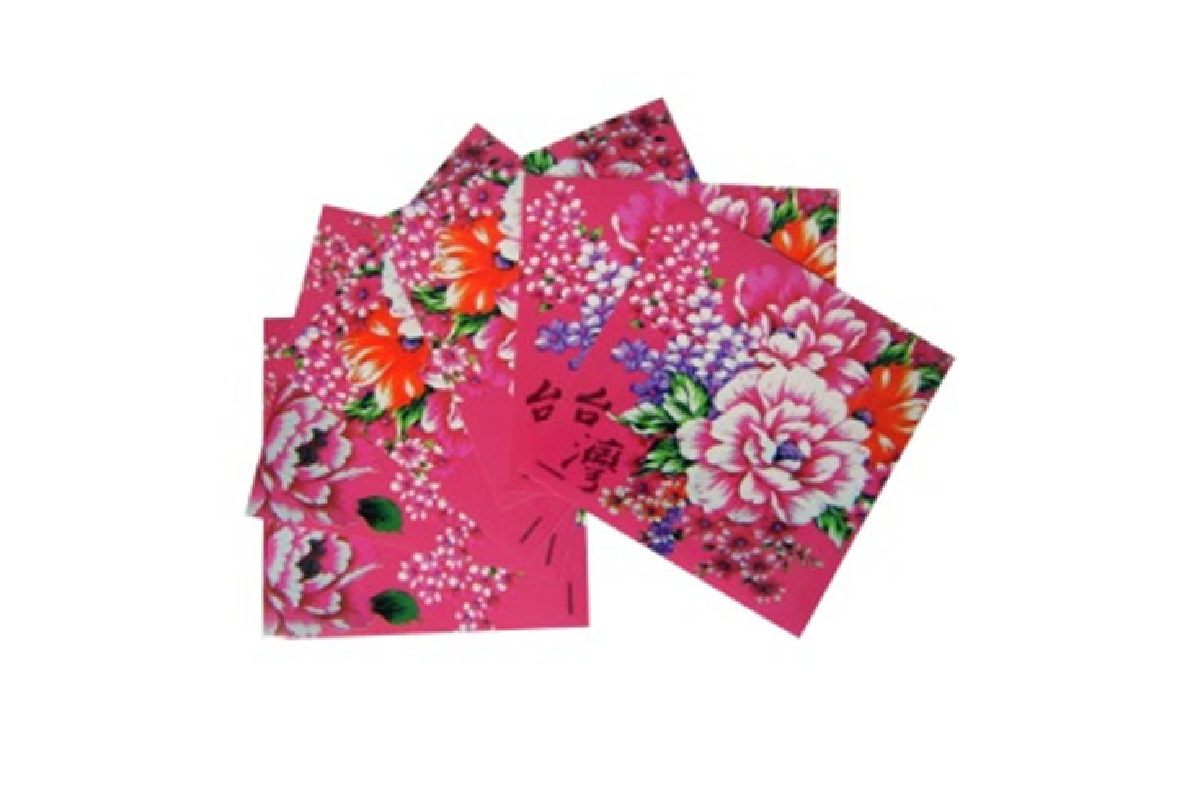 台灣花布衣服零錢包 鑰匙包