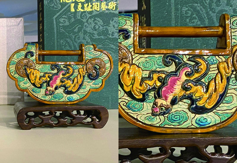 呂世仁 富貴鎖 交趾陶 呂世仁 富貴鎖 交趾陶