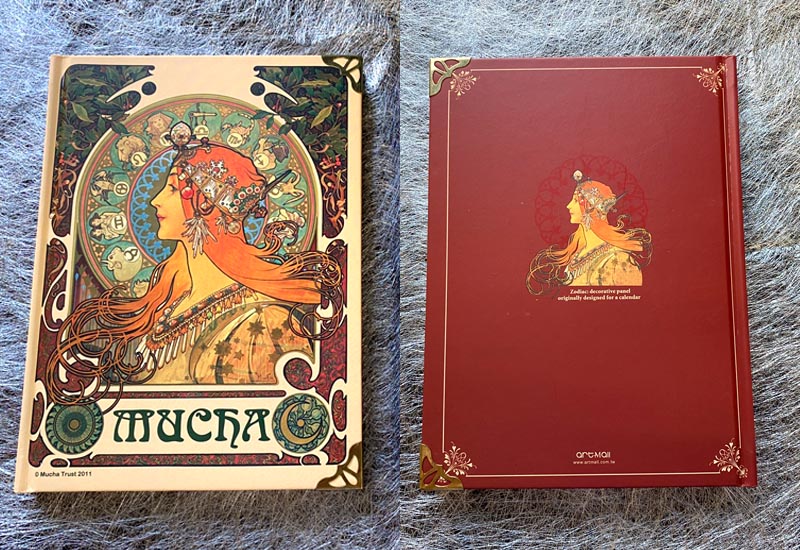 Mucha 慕夏系列 精裝筆記本-黃道十二宮 Mucha 慕夏系列 精裝筆記本-黃道十二宮