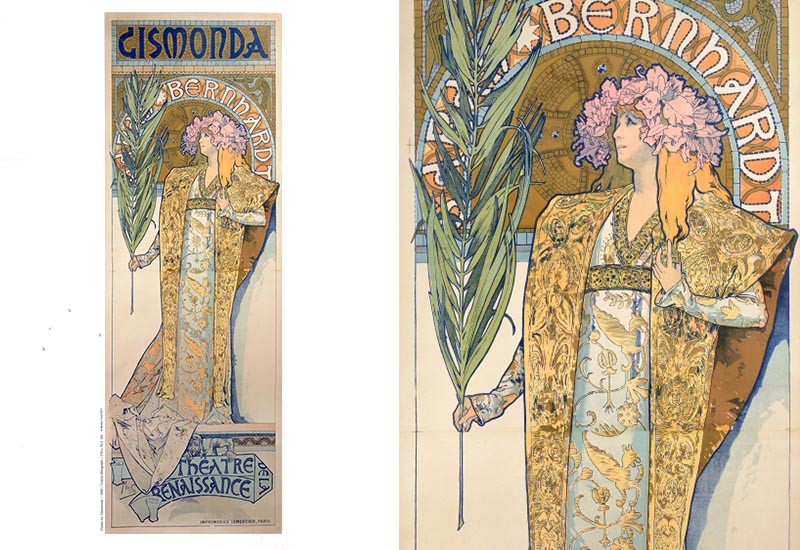 Mucha 慕夏系列 A4海報-吉絲夢妲 Mucha 慕夏系列 A4海報-吉絲夢妲