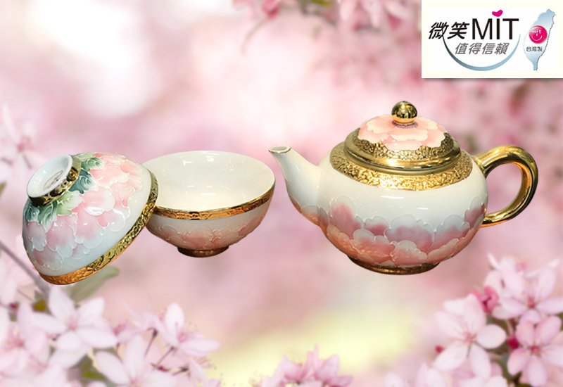 法華彩 綻放的魅力(彩) ​​​​​​​1壺2杯 台灣MIT認證 