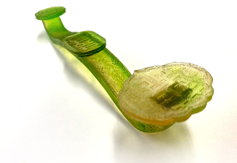 琉璃喜字如意(綠)  琉璃喜字如意(綠)