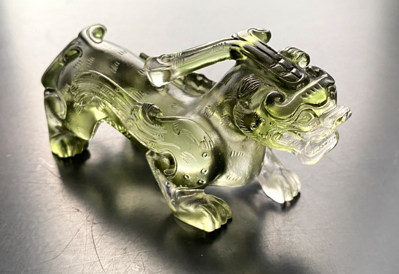 琉璃貔貅(綠/紫) 琉璃貔貅(綠/紫)