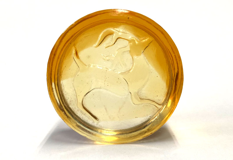 兵馬俑鹿紋瓦當琉璃 兵馬俑鹿紋瓦當琉璃