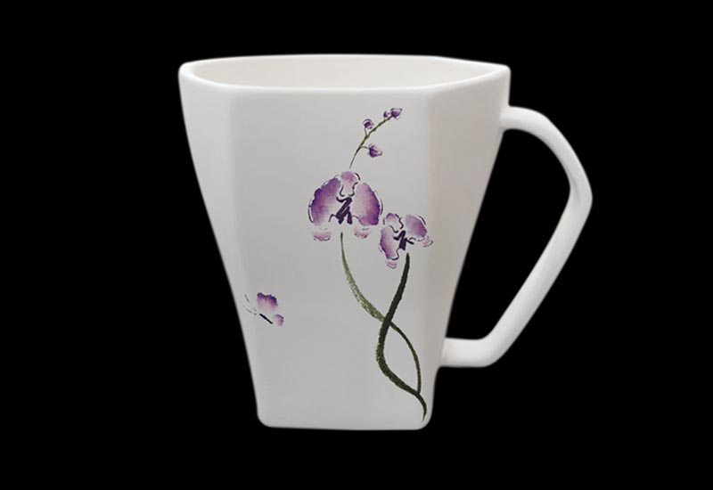 L97-蘭花蝴蝶天燈杯 L97-蘭花蝴蝶天燈杯