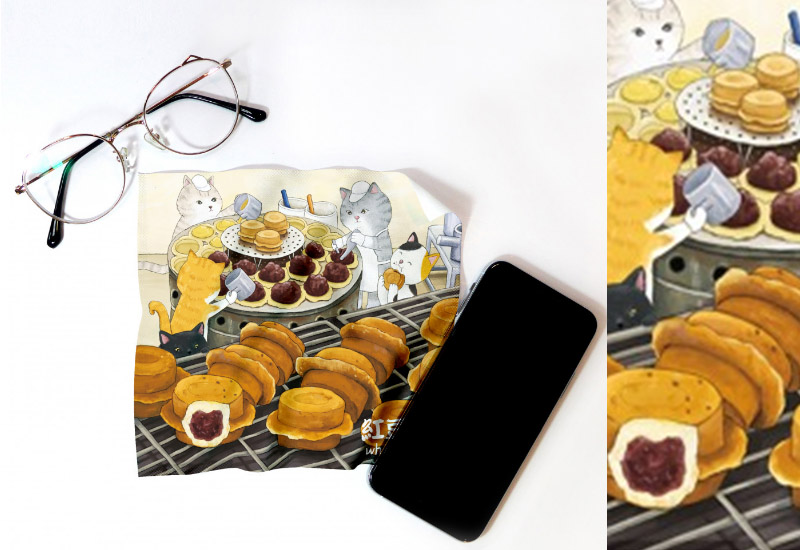 布漾 BYC印花萬用布 吃紅豆餅 布漾 BYC印花萬用布 吃紅豆餅