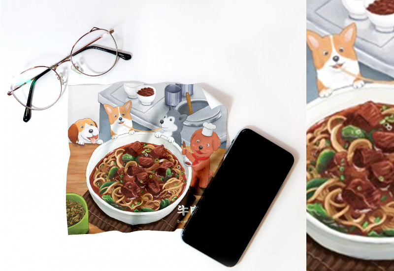 布漾 BYC印花萬用布 吃牛肉麵 布漾 BYC印花萬用布 吃牛肉麵