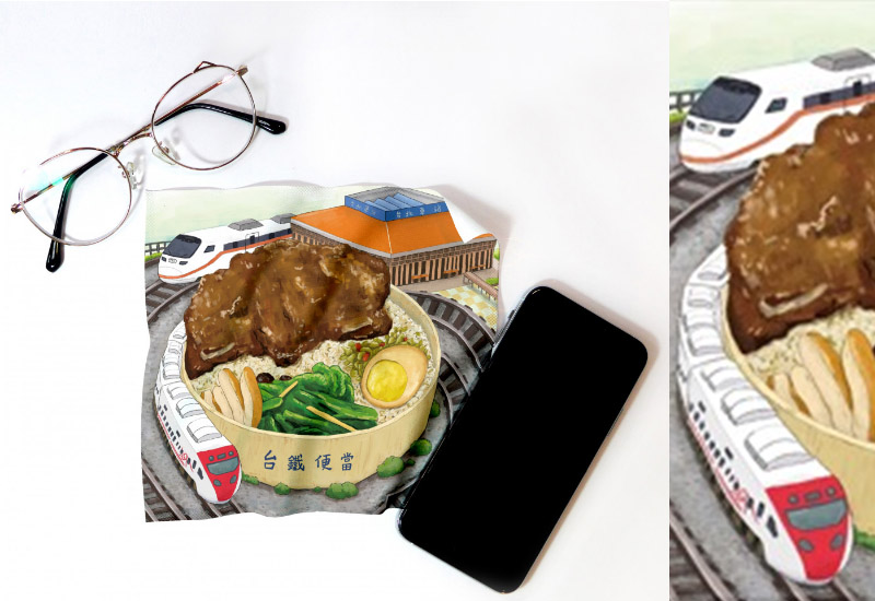 布漾 BYC印花萬用布 鐵路便當 布漾 BYC印花萬用布 鐵路便當