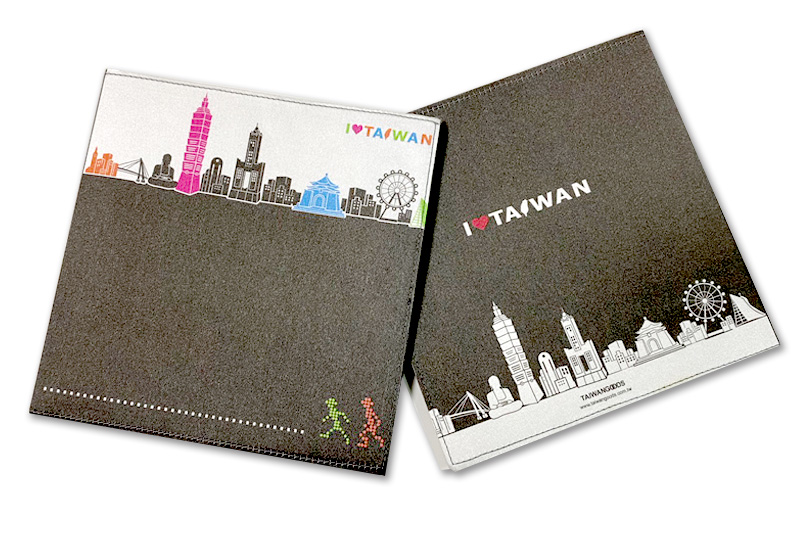 印象台灣 絲質筆記本-彩色建築A款 印象台灣 絲質筆記本-彩色建築A款