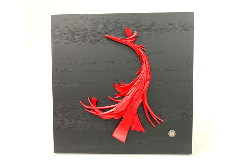 呦呦 楊英風 鳳凰來儀瓷版畫(大) 呦呦 楊英風 鳳凰來儀瓷版畫(大)