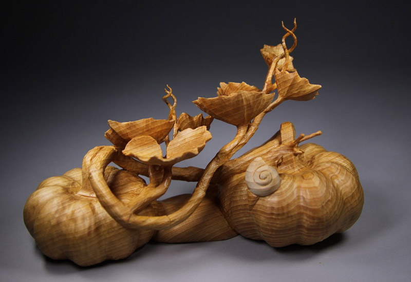 陳柏融 豐收-小(台灣紅檜木)  