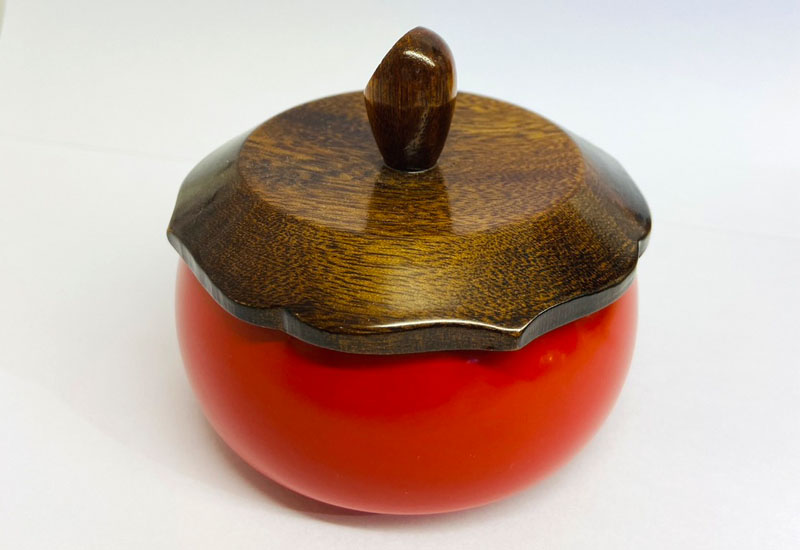 林建正 3.3吋柿子果盒 (單入) 林建正 3.3吋柿子果盒 (單入)