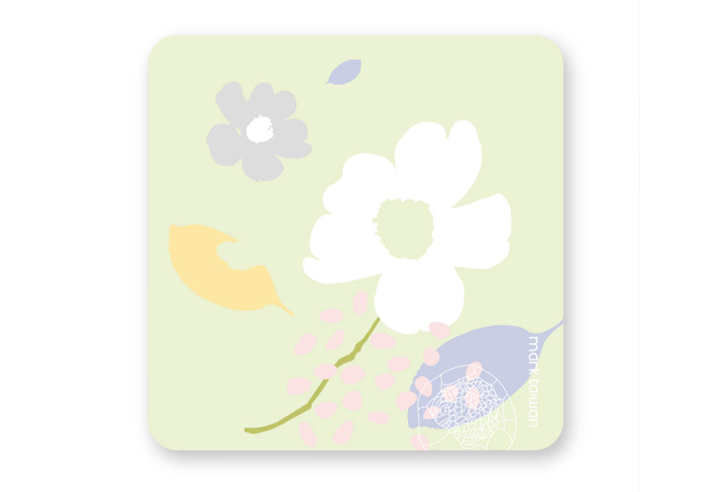 大視 早春白茶-山茶花滑鼠墊 大視 早春白茶-山茶花滑鼠墊