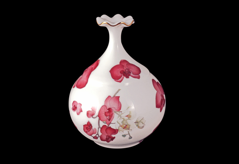 蝴蝶蘭荷口瓶(小) 蝴蝶蘭荷口瓶(小)