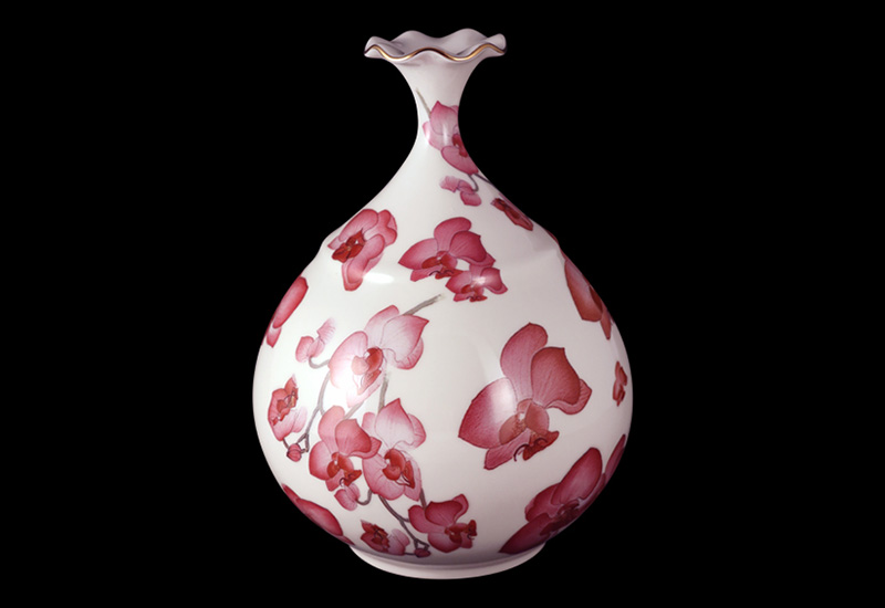 蝴蝶蘭荷口瓶(大) 蝴蝶蘭荷口瓶(大)