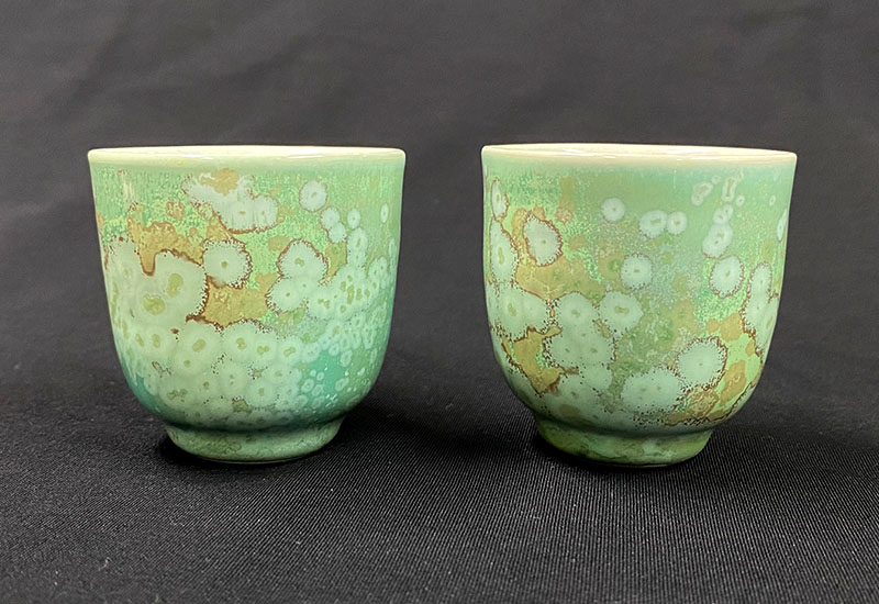 林妙芳 綠桔結晶-高杯(雙杯) 林妙芳 綠桔結晶-高杯(雙杯)