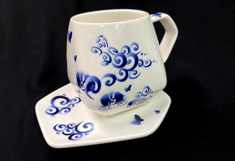 青龍天燈咖啡杯盤組