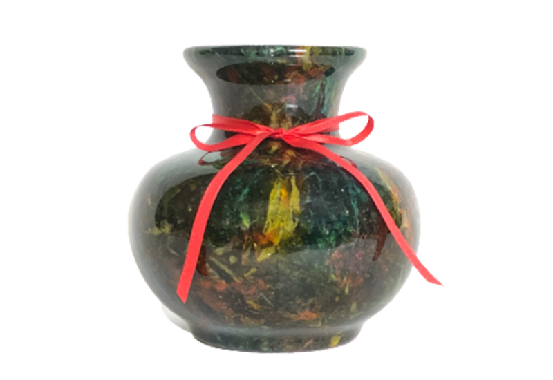 金彩藝石6x6福袋花瓶