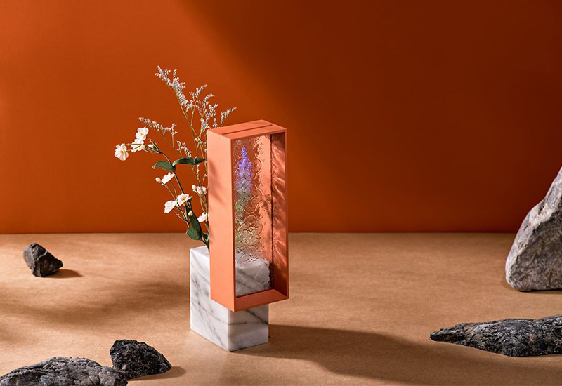 桌上窗景 窗花造型花器 桌上窗景 窗花造型花器